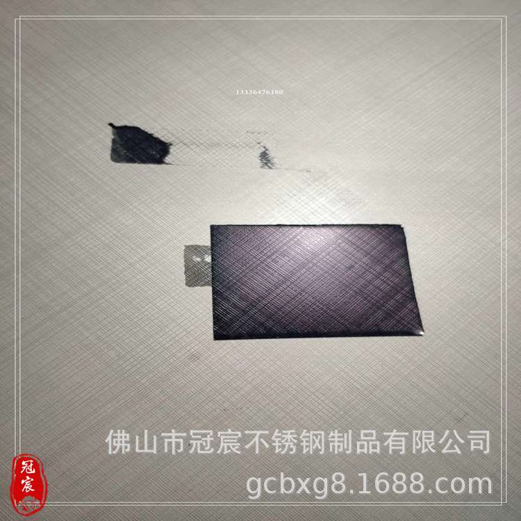 别墅牌匾铜板腐蚀字体 铝管蚀刻花纹 304不锈钢回字纹蚀刻板