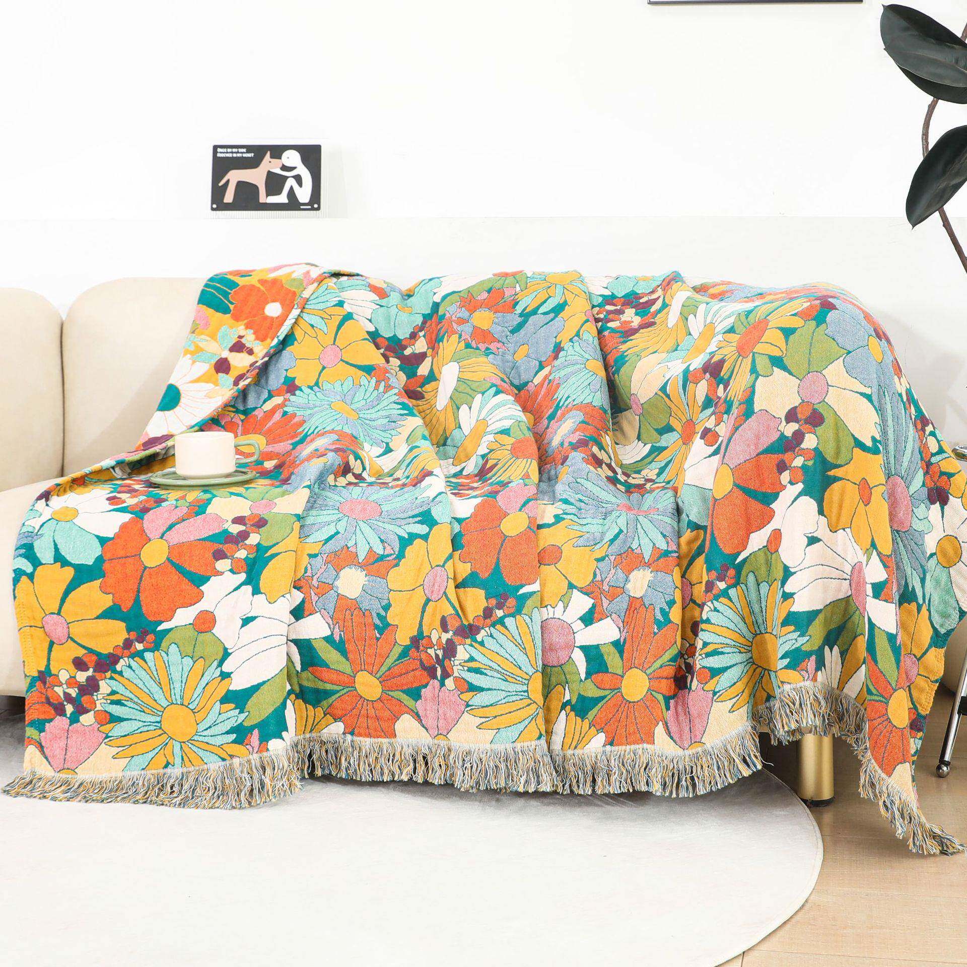 多层纯棉纱布毛巾被全棉单双人夏凉被成人夏季午睡沙发毯办公室