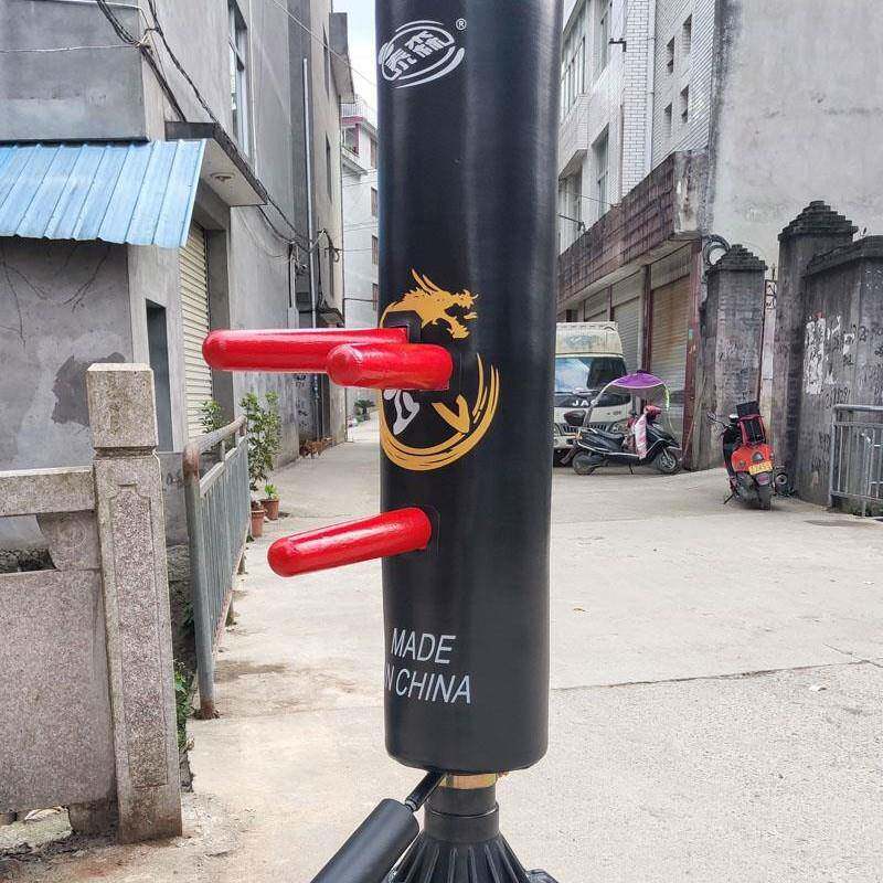 当天发货 按身高沙袋木人桩双功能 实木手大号咏春拳立式叶问家