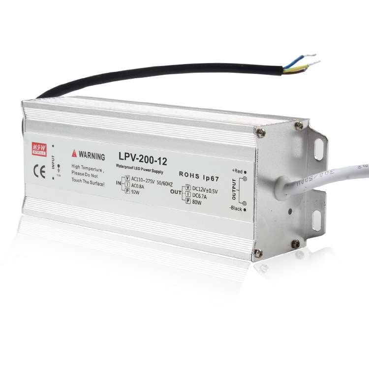 明伟LPV-200W-12V监控防水恒压电源日光灯开关电源 led驱动厂家