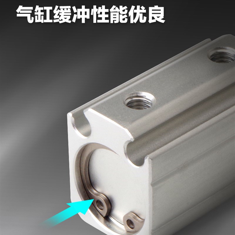 亚德客同款面板安装气缸MPG6X8X12X16X5S10S15S20S25S30S35S-40S