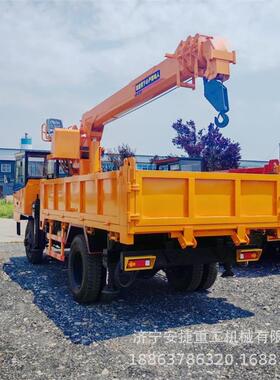 工程自卸四不像随车吊 3-16吨自制四驱吊运一体机 园林移树自备吊