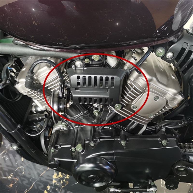 轻骑大韩摩托车晓星GV300S高压包装饰罩缸头装饰壳QM300GV125适用