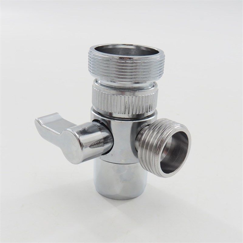 铜体4分单切阀分流开关四分分水器转换净水器水龙头进水转换接头