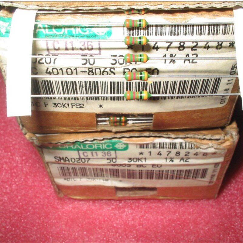 10个3.5元德国VISHAY DRALORIC 30.1K 代30K 0207 发烧电阻
