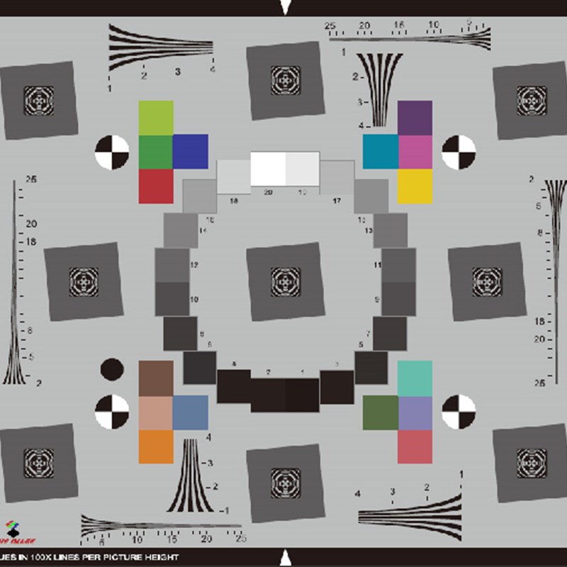 ISO12233标准版增强版扩展版2014E-SFR分辨率测试卡标定板chart