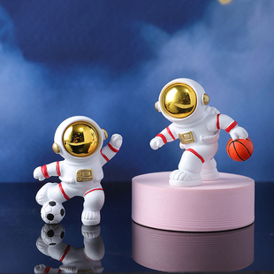 太空人摆件宇航员模型手办创意生日礼物儿童房间装饰品桌面小摆设