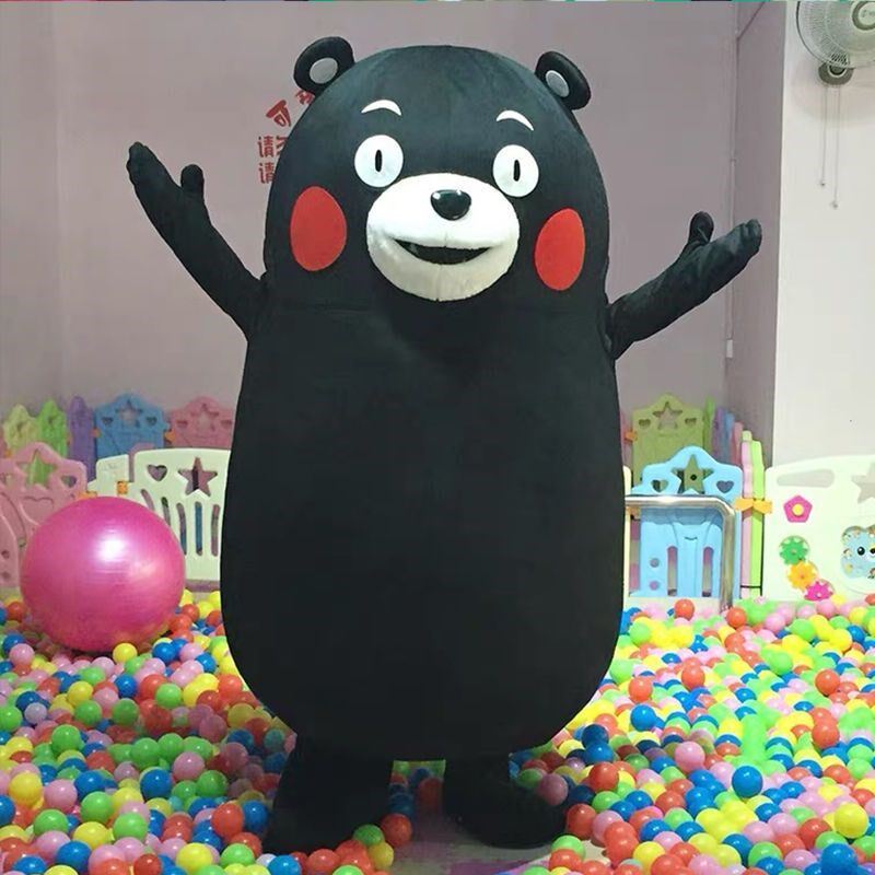 皮卡丘人偶服熊本熊人偶装人穿行走道具表演服卡通头套cos玩偶服