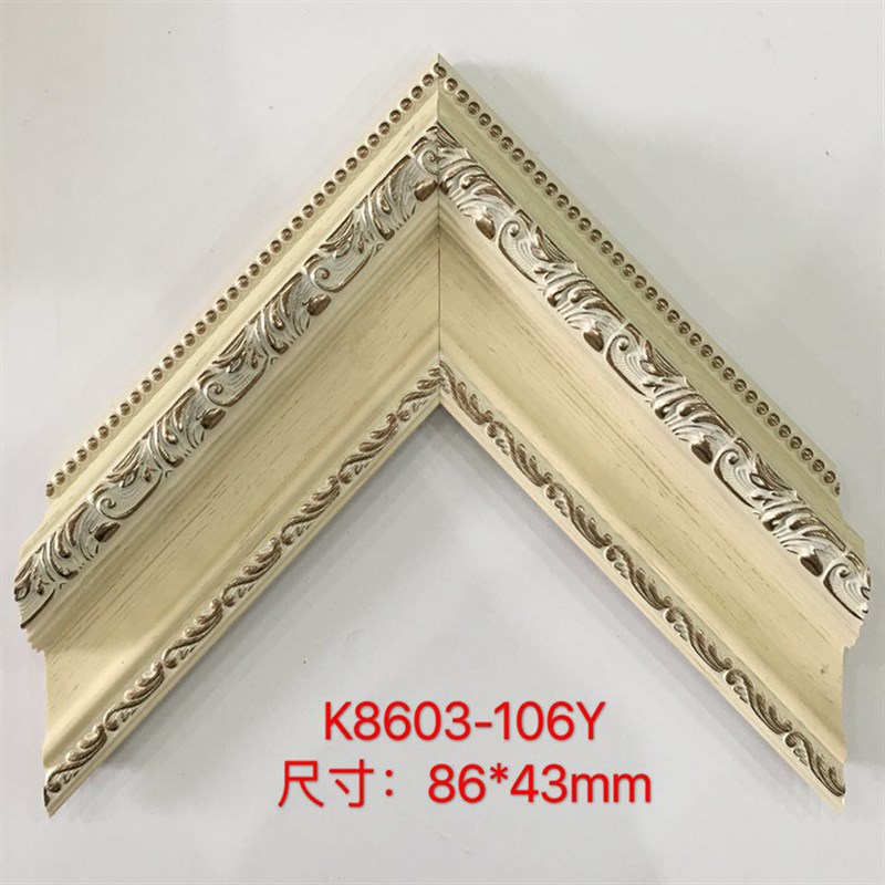 欧式画框相框线条PS发泡镜框装饰线条十字绣裱框油画边框K8603