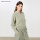 JOY秋冬POLO领华夫格针织衫 FEEL AND 女宽松慵懒风套头毛衣