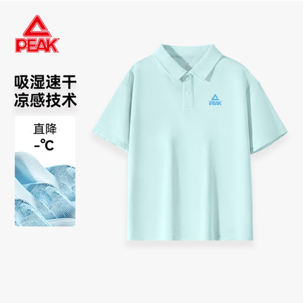匹克童装男童短袖polo衫2026夏季新款舒适亲肤中大童速干短袖t恤