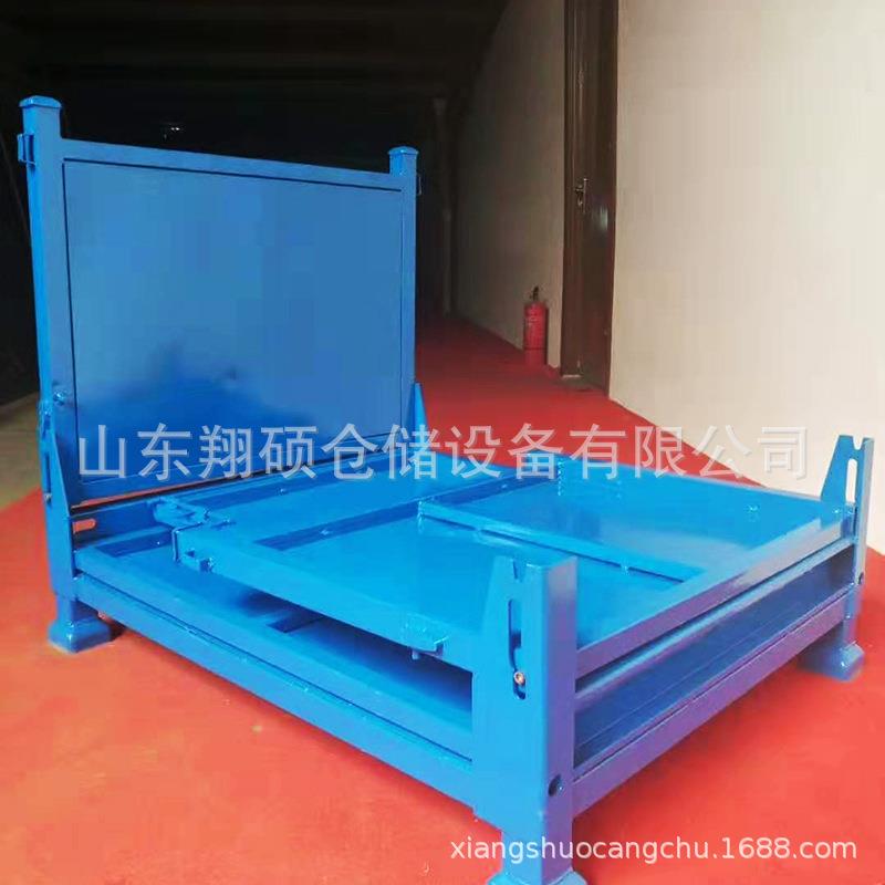 生产堆叠金属周转箱增加货物的存储密度
