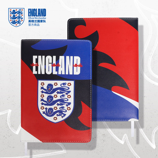 英格兰国家队官方商品 | 拼色笔记本PU封皮设计感文具周边凯恩