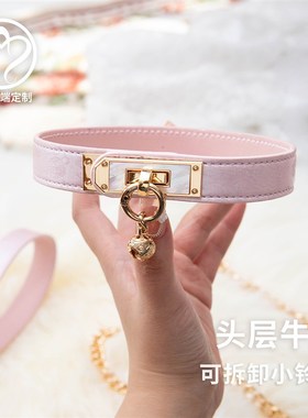 Bay高端定制 choker项圈女铃铛项圈男凯莉扣爱心锁puppy朋克ddlg