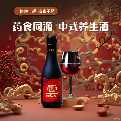 非遗药食养生好眠气好红葡萄酒