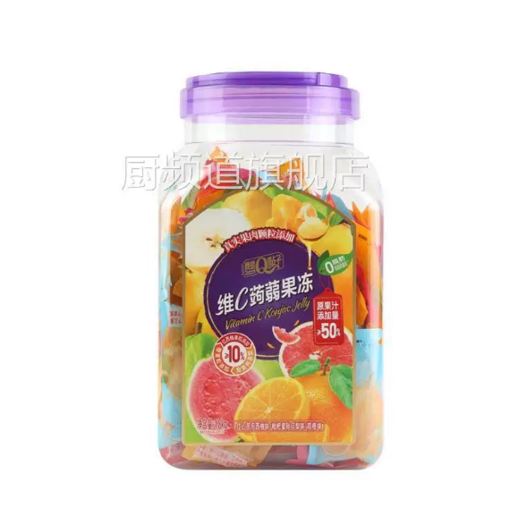 山姆会员店超市代购旗舰店维C蒟蒻1.8KG果冻零食奇亚籽0脂肪果汁.