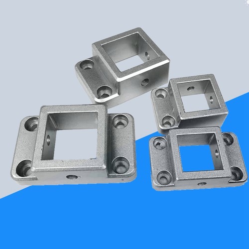 3030/4040工业铝型材法兰固定座 四方法兰地脚 四方固定法兰底座