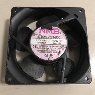 散热风扇 22T 12038 12CM 13W 220V B50 4715MS NMB