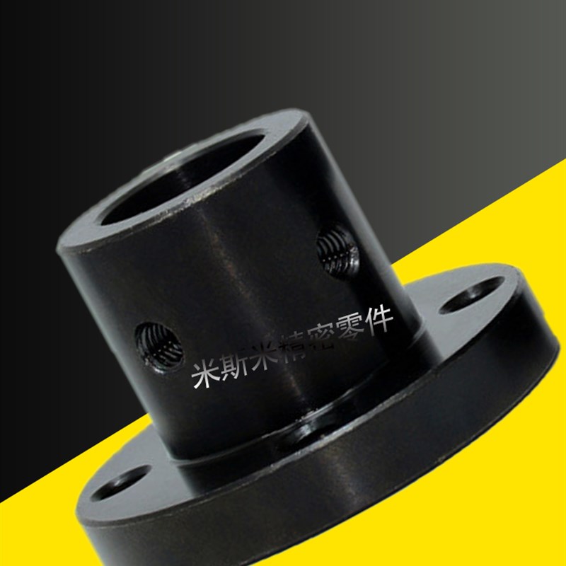 S45C钢圆法兰型导向轴支座光轴支撑座固定座标准型STHRB/STHR标准