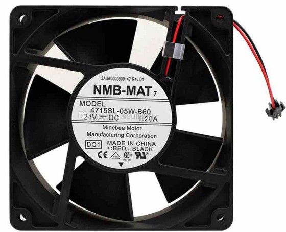 4715SL-05W-B60现货美蓓亚NMB 24V 1.20A 120*120*38防水风机