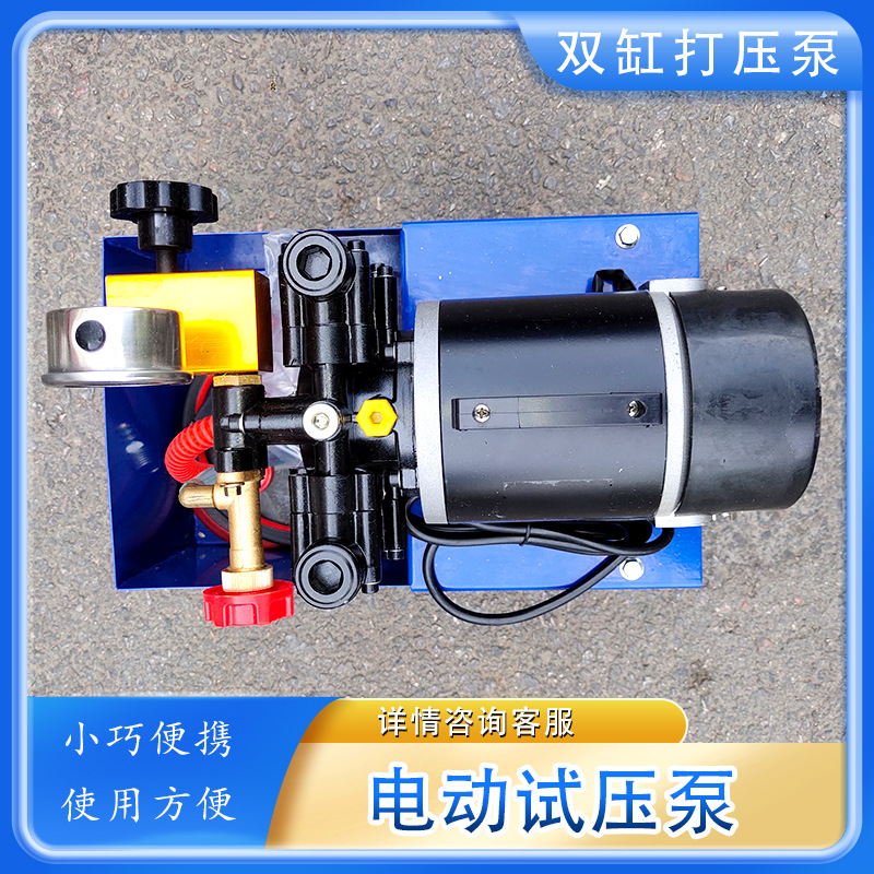 腾鑫地暖检漏打压泵进行压力试验 双缸水压测试压力泵水管打压机