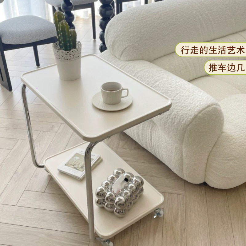 沙发边几边桌带轮可移动卧室床头置物架客厅迷你小茶几网红小桌子