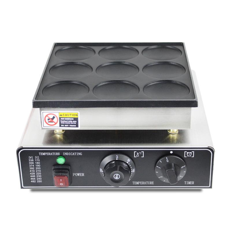 商用9大孔铜锣烧机9孔电热松饼机铜锣烧夹心蛋糕机哆小松饼机