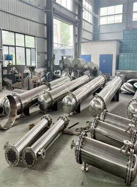 达迈供应列管式不锈钢换热器冷凝器化工制药304不锈钢冷凝器