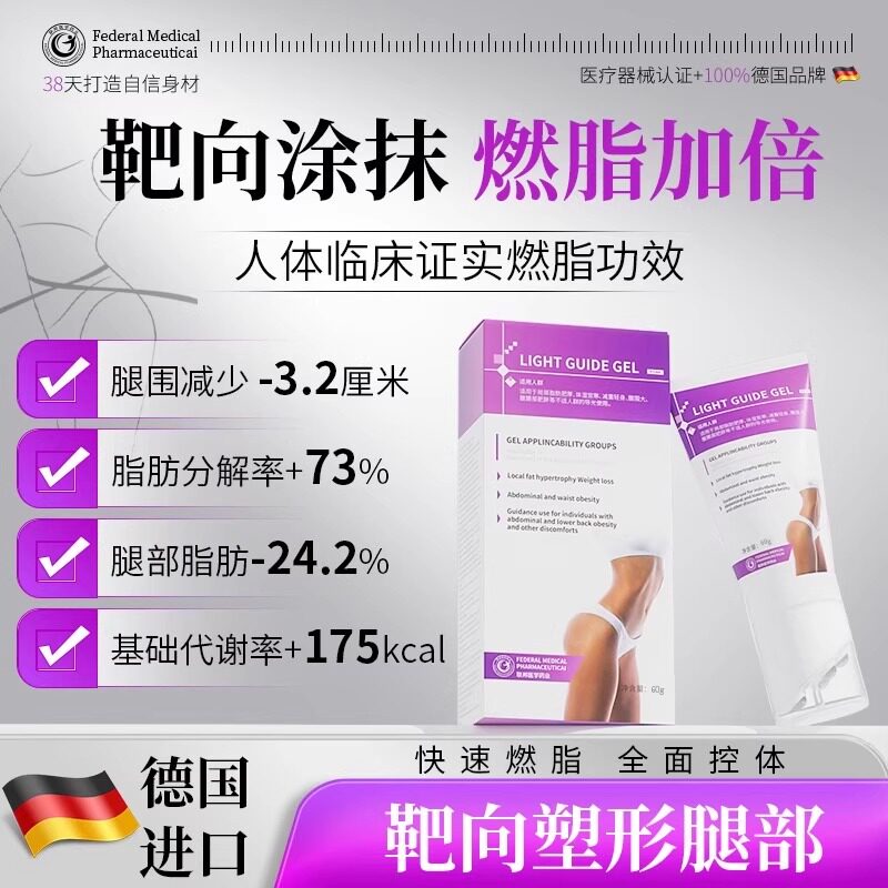 【天猫正品保障】医用进口_靶向美腿塑型脂肪肌肉循环纤腿凝胶