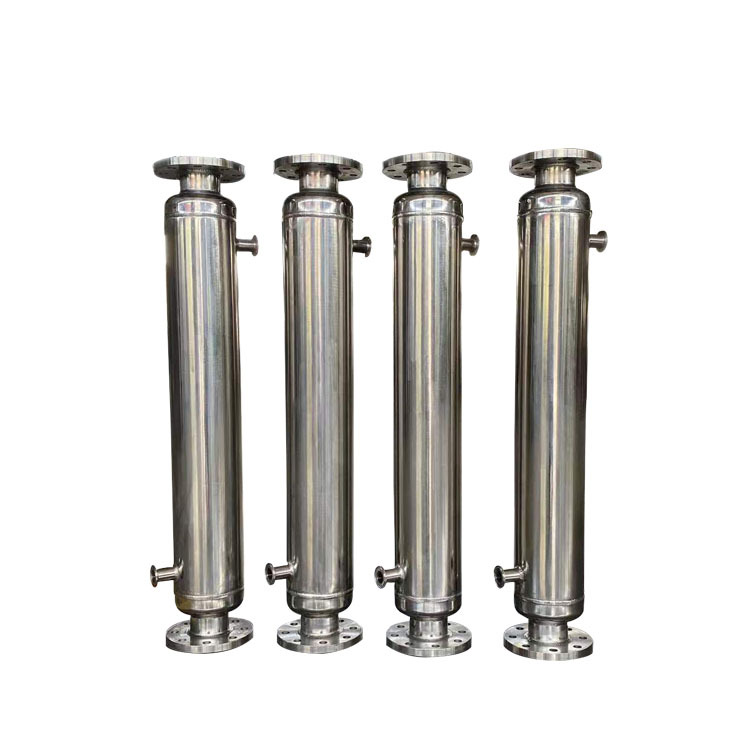不锈钢管壳式导热油冷器壳管式换热器螺旋缠绕管式油水冷却器