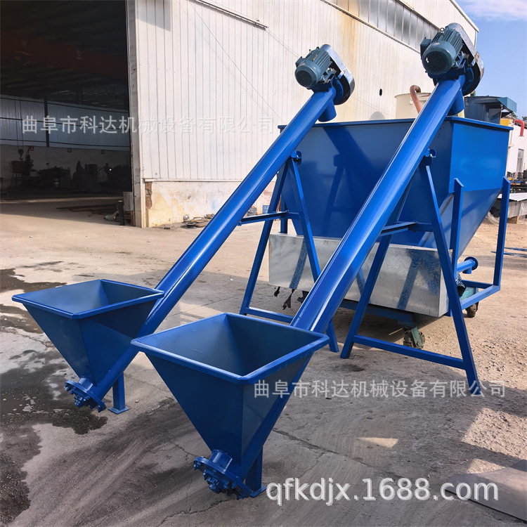 盘根密封式方式滑石粉螺旋提升机XWZF化工粉料碱粉不锈钢上料机