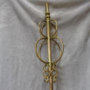 铜锡杖 法杖 禅杖 180cm 亲们 需要打木架20元