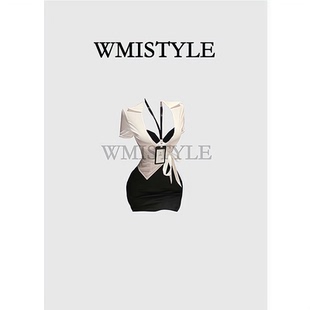 欧洲WMISTYLE设计 女dj职业cos秘书制服新款性感gogo网红跳舞服装