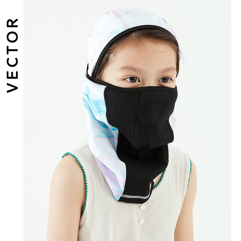 VECTOR玩可拓儿童滑雪护脸罩套头户外运动防寒保暖护脸带围脖防风