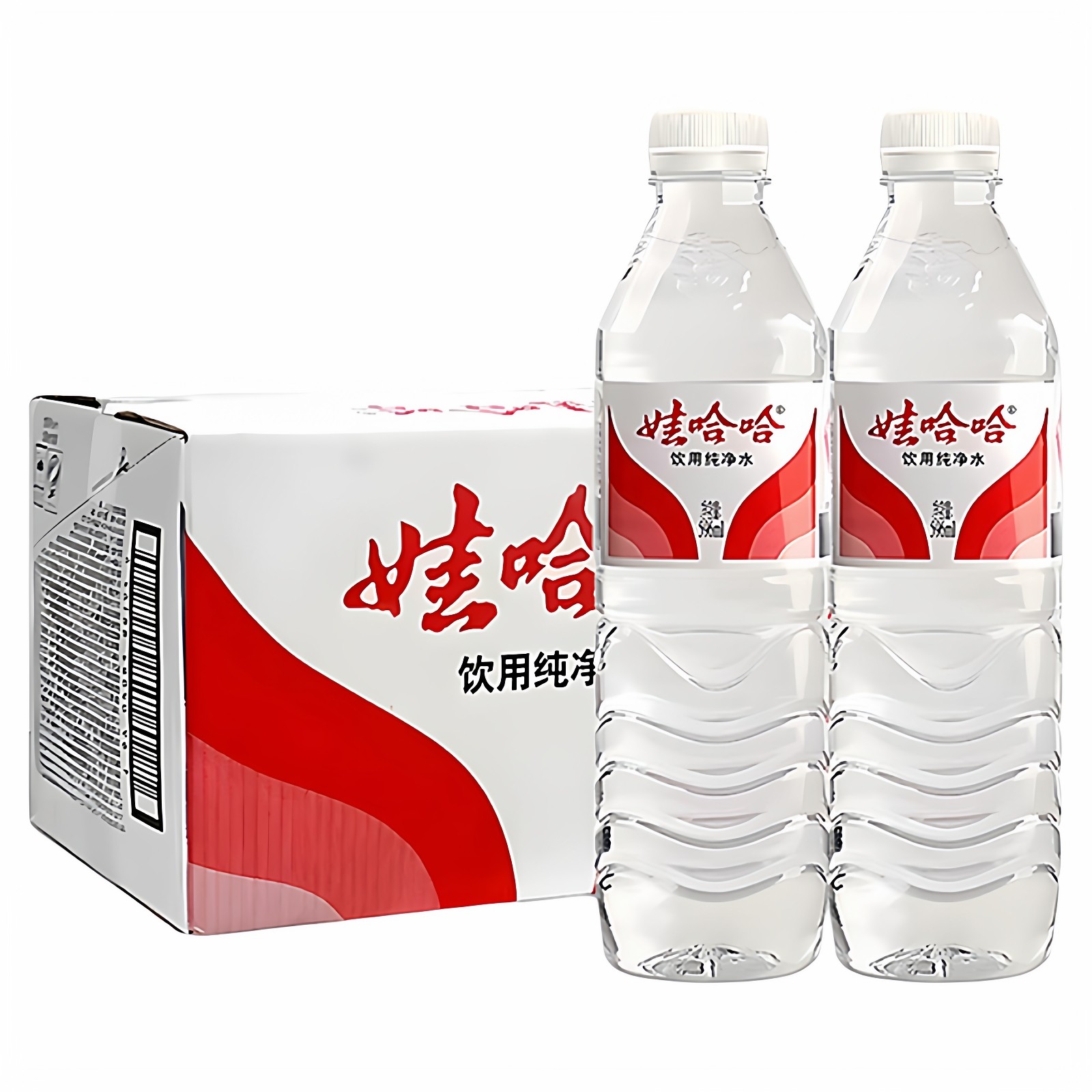 娃哈哈纯净水596ml*24瓶/48瓶整箱装饮用水办公室接待纯净水12瓶,咖啡/麦片/冲饮,饮用纯净水,淘宝优惠券,粉丝福利购,淘宝优惠卷