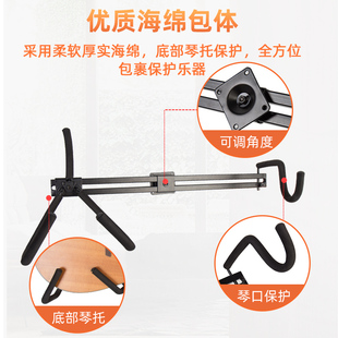 银鱼吉他架子壁挂挂钩墙壁挂墙上斜挂架琴行挂墙展示支架贝斯吊架