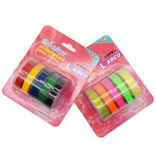 希迪打印标签胶带9适用达美o手动D立体压纹刻字纸