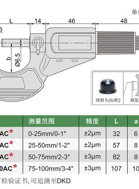 英示inize数显外径千分尺9 7mm英仕