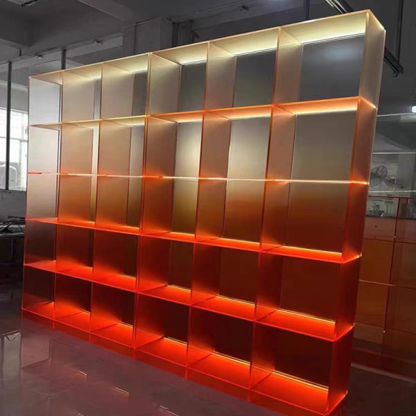 透明亚克力直播间展示柜 产品展商超柜货架陈列展示架样品展示