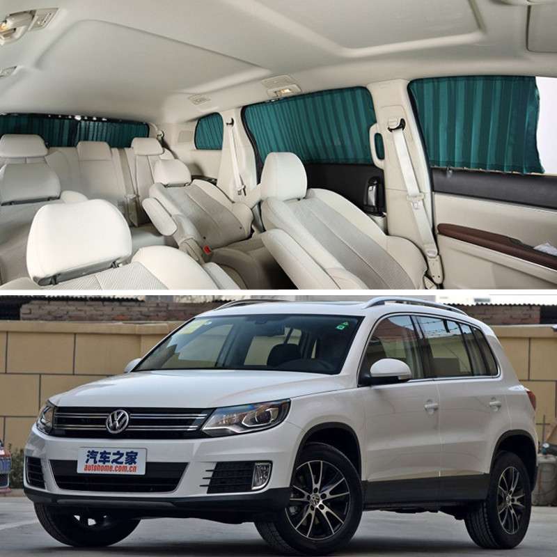 适用大众途观汽车窗帘专车轨道隔热遮光私密侧窗帘自动伸缩遮阳帘