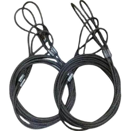 力虎王钢丝绳手工编头加机器压制钢丝绳不扎手吊具索具起重工具拖