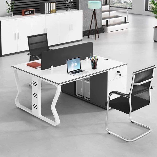 4人公桌简约现员工桌屏风卡位职员桌6/8人位桌椅组合公家具