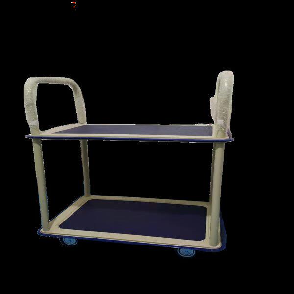 直卖工具车汽修双层铁质手推车摆摊移动手推车周转车拣货车