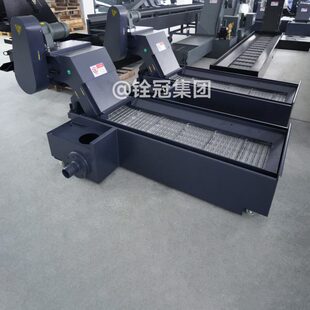 铨冠出品除非卷屑不锈钢重型链板爬坡提升输送机
