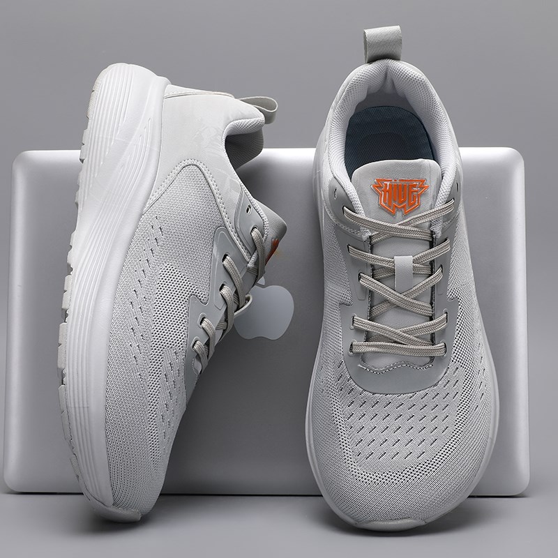 大码宽脚鞋夏季男女百搭单网透z气回弹软底加肥加高宽楦运动跑步