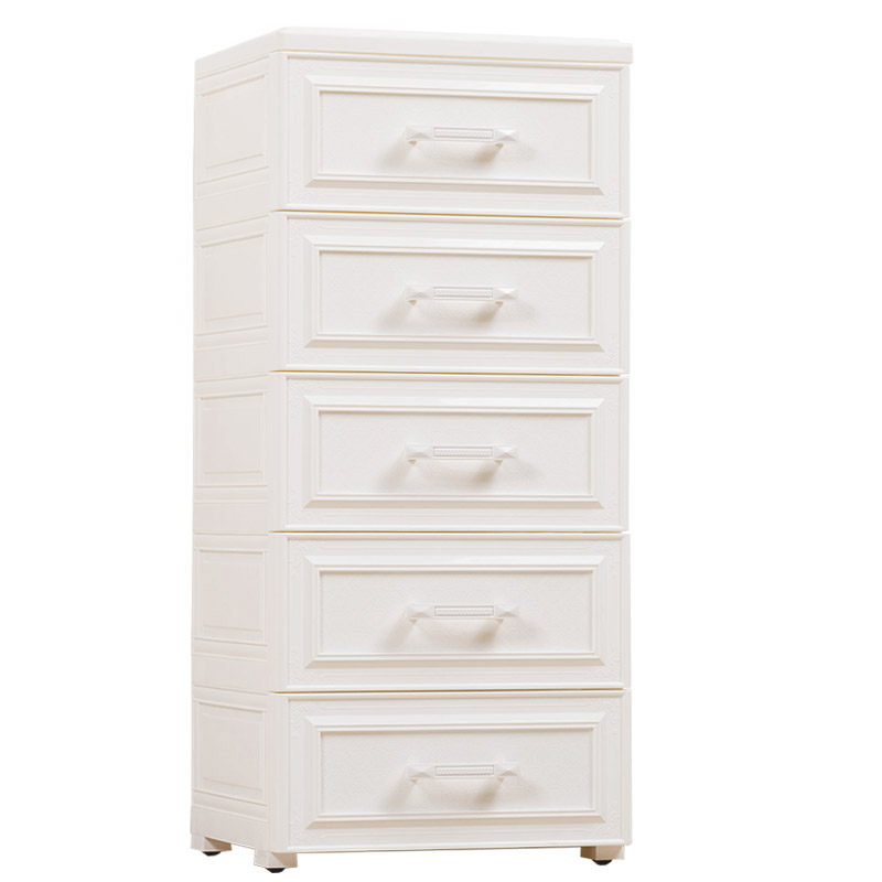 纳雅乐5层五斗柜l欧式抽屉式收纳柜宝宝储物柜儿童衣柜塑料整理柜