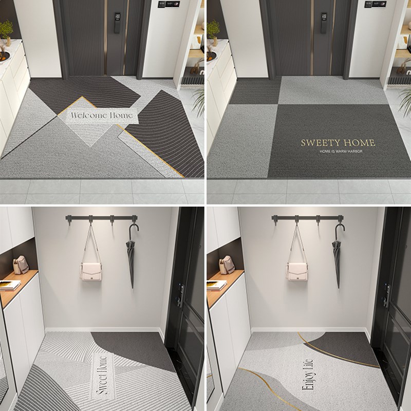 入户门地垫进门门口玄关脚垫2023D新款门前门垫耐脏丝圈进户门地