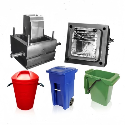 塑胶模具垃圾桶注塑模PVC ABS PP透明塑料制品模具加工