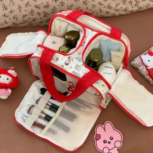 化妆包女大容量可携式外出旅行洗漱包分区收纳超大轻便款防水收纳