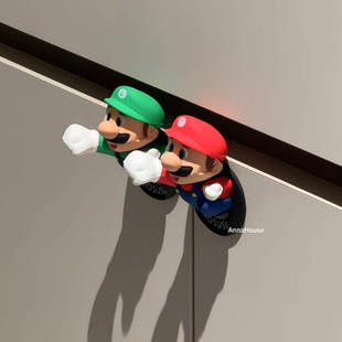 新家的100个快递 玛利欧柜门把手可爱卡通柜子把手小装饰可做挂钩